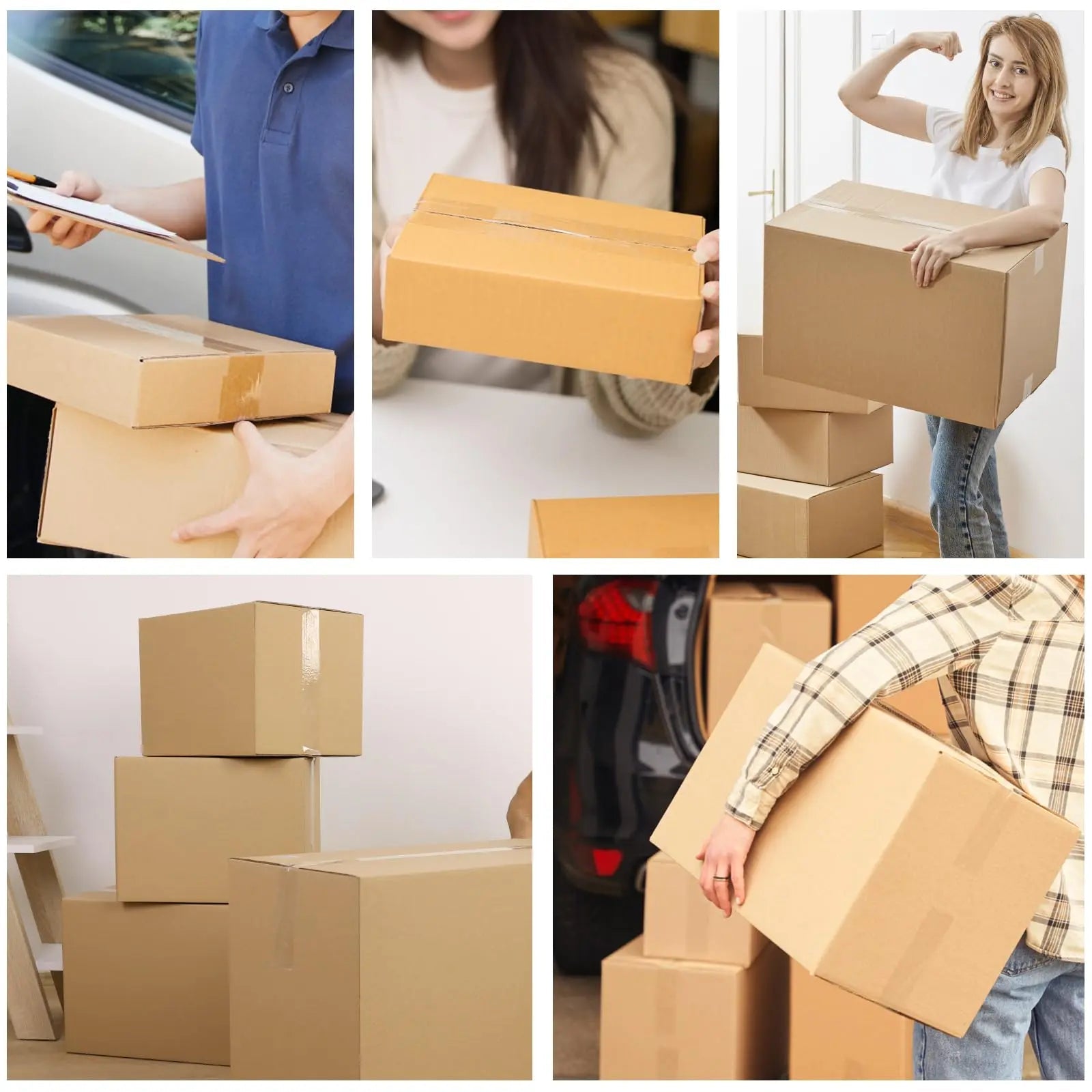 Total 400 yd, 6 Pack 1.18 in x 66.6 yd - Heavy Duty Packing Tape with Dispenser, Bingding Tape, Clear Shipping Tape, Packaging Tape, Package Tape for Shipping Moving Storage and Mailing - North State Signs & Printing