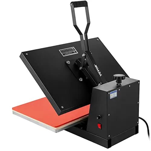 VEVOR Heat Press 16x24, 1700W Power Heat Press Machine, Fast Heating, High Pressure Heat Press Machine for T-Shirt, Digital Industrial Sublimation Printer for Heat Transfer Vinyl, Easy to Use, Black - North State Signs & Printing