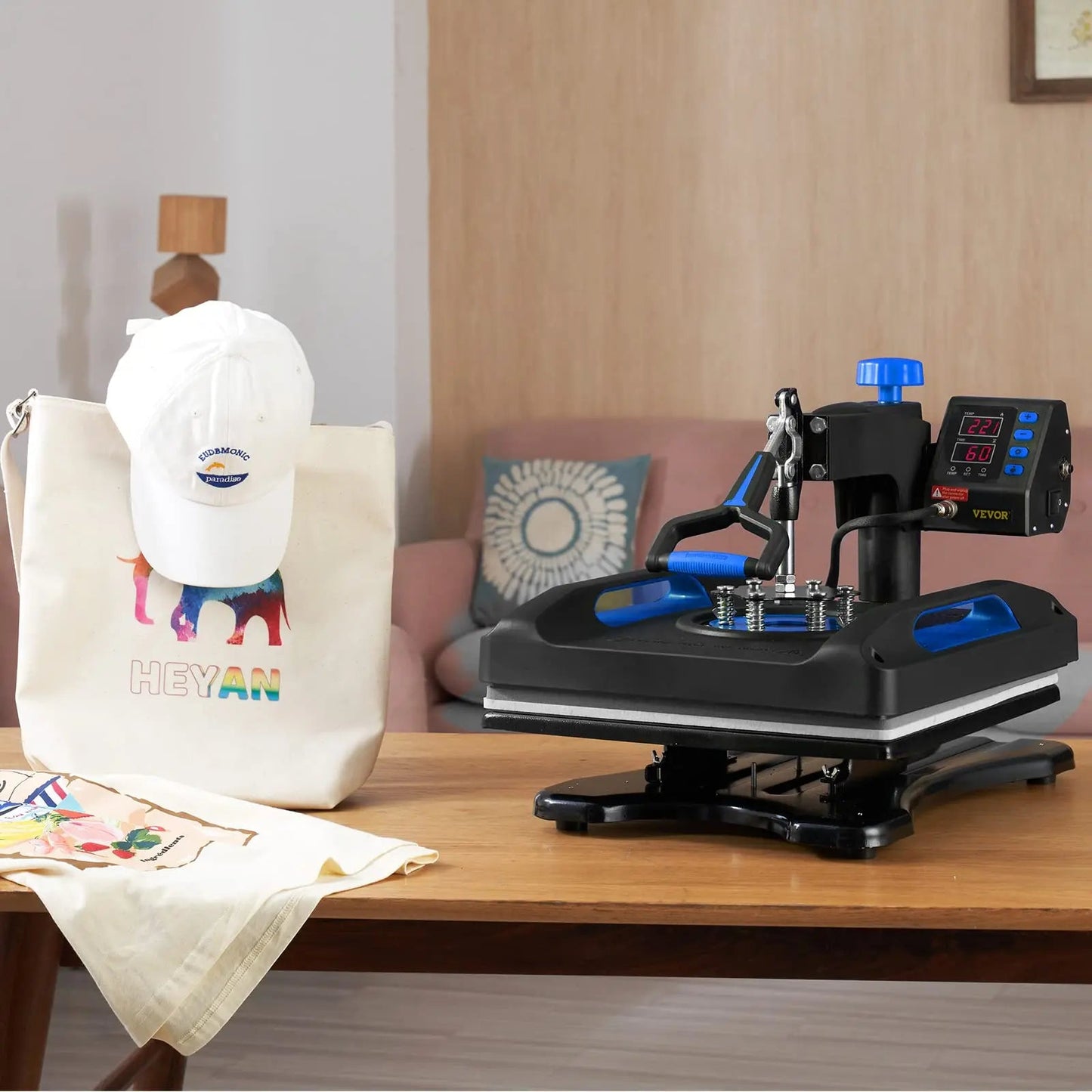 VEVOR Pro Heat Press 15x15 Heat Press with 30 OZ Tumbler Attachment - North State Signs & Printing