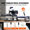VEVOR Pro Heat Press 15x15 Heat Press with 30 OZ Tumbler Attachment - North State Signs & Printing