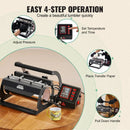 VEVOR Tumbler Heat Press Machine, 11 - 30oz Mug Press, Heat Up Fast and Even, Tumbler Press with Sublimation Paper, Tape and Gloves, Temp and Time Setting, for Sublimation Tumblers, Cups, Mugs, Black - North State Signs & Printing