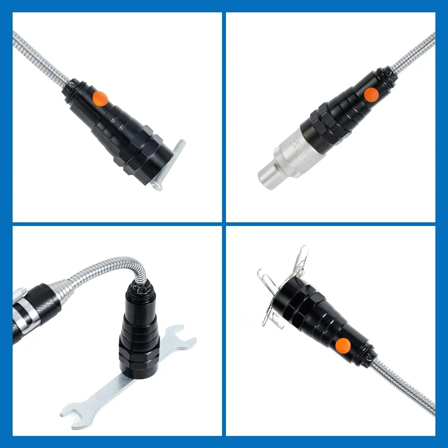 VIBELITE Extendable Magnetic Flashlight with Telescoping Magnet Pickup Tool - Cool Gadget Valentines Day Gifts for Him, Men, Husband, Dad, Father, Mechanic,Tech,Handyman, Boyfriend, Women - North State Signs & Printing
