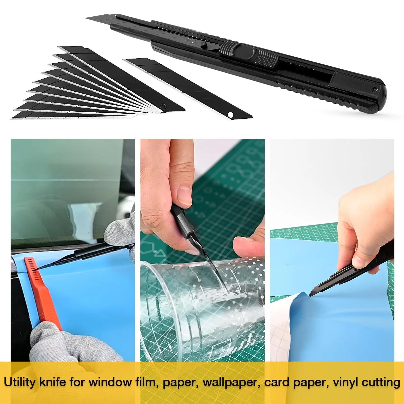Vinyl Wrap Tool Window Tint Kit,Car Window Tint Application Kit with Small Rubber Squeegee, Vinyl Squeegee,Shank Gasket squeegee,Mini Quarter Squeegee for Car Wrapping,Window Tinting - North State Signs & Printing