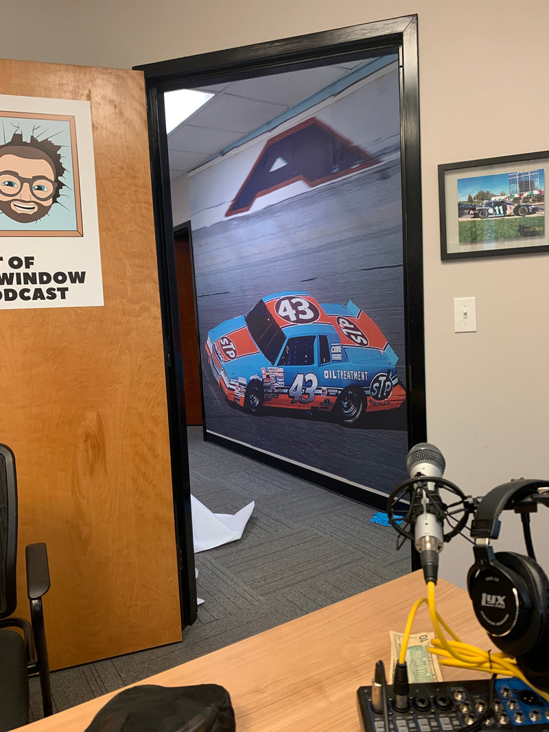 Richard Petty wall wrap