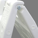 White Plasticade Signicade Deluxe A Frame Sidewalk Curb Sign Portable Folding Double Sided Display with Quick Change System - North State Signs & Printing