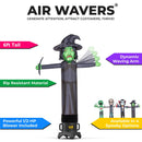 Witch Air Wavers Inflatable Tube Man Set - 7 Feet Tall Air Waver with Air Dancer Blower - Inflatable Advertising Tube Guy with Flapping Waving Arm - Halloween Holiday Promotion - Witch - North State Signs & Printing