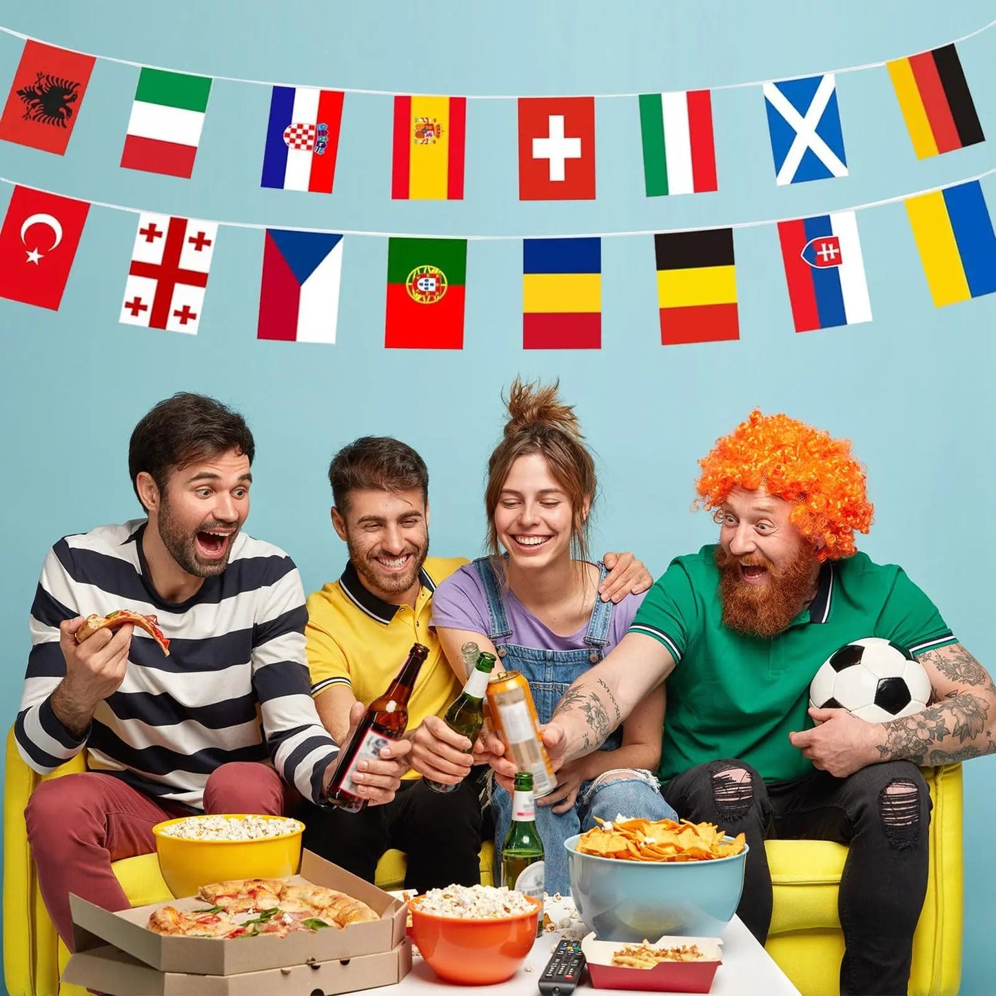 World Flags,International Flags,100 Countries Pennant Banner String National Flags For Classroom Garden Olympics Festival Grand Opening Bar Sports Clubs Party Events Decorations - North State Signs & Printing