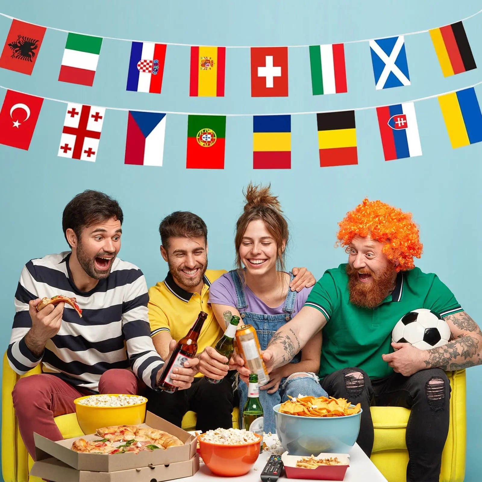 World Flags,International Flags,100 Countries Pennant Banner String National Flags For Classroom Garden Olympics Festival Grand Opening Bar Sports Clubs Party Events Decorations - North State Signs & Printing