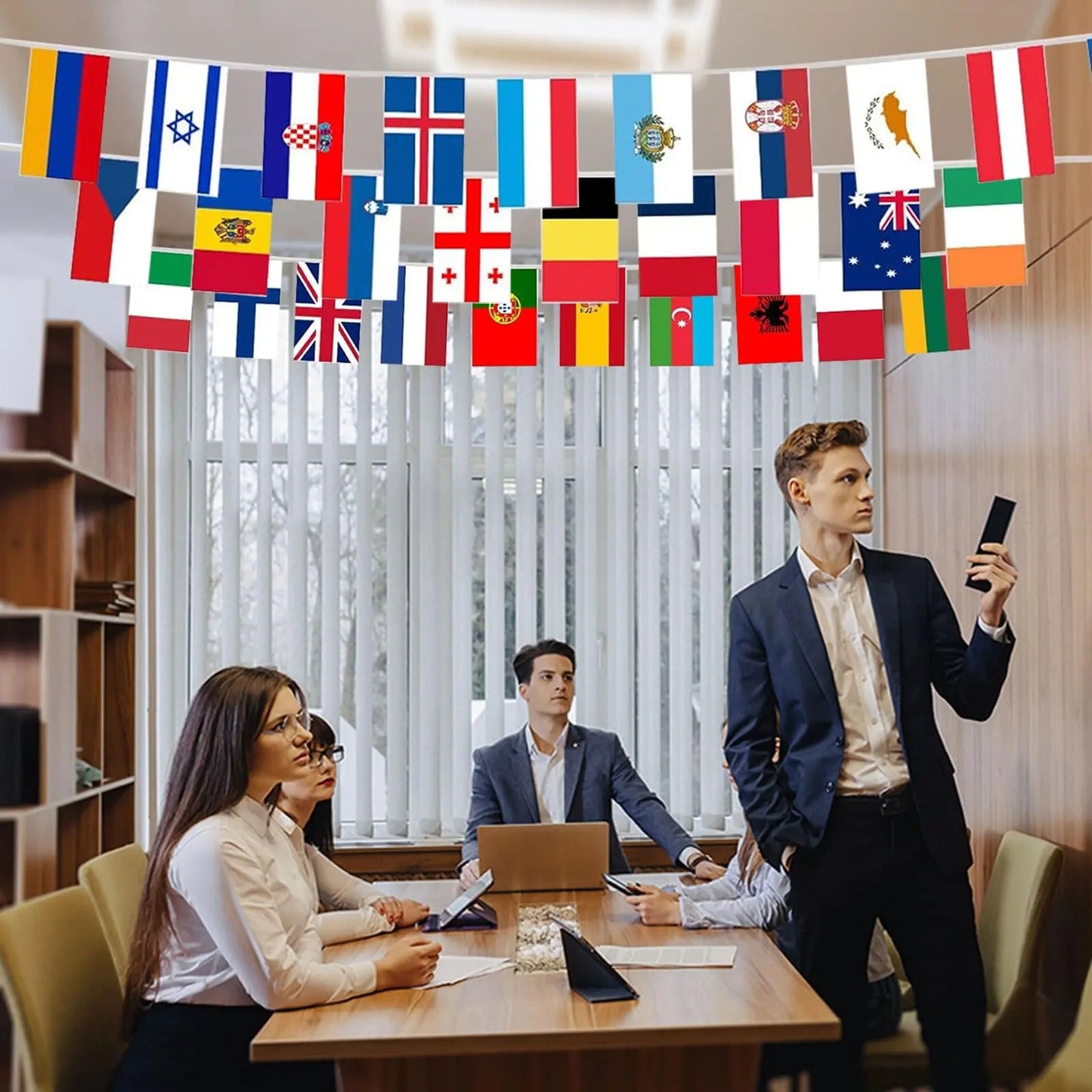 World Flags,International Flags,100 Countries Pennant Banner String National Flags For Classroom Garden Olympics Festival Grand Opening Bar Sports Clubs Party Events Decorations - North State Signs & Printing