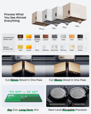 xTool S1 40W Laser Cutter and Laser Engraver for Tumblers, 23.93" x 15.16" Bed Size, 600mm/s Speed, Laser Engraving Machine, Laser Engraver for Wood and Metal, Acrylic, Big Project - Rotary Bundle - North State Signs & Printing