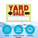 Yard Sale Signs 4Pack Double Sided Printed For Sale Signs with Metal Stakes Waterproof Corrugated Garage Sale Signs for Outdoor Estate Sale SCNWQ - North State Signs & Printing