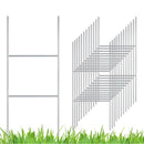Yard Sign Stakes Tacmaster 25 Pack 17"x7" | Wire Metal Yard H Stakes for 4mm Corrugated Panels, Blank Lawn Sign Posts and Real Estate Signs | Waterproof and Wind Resistant - North State Signs & Printing