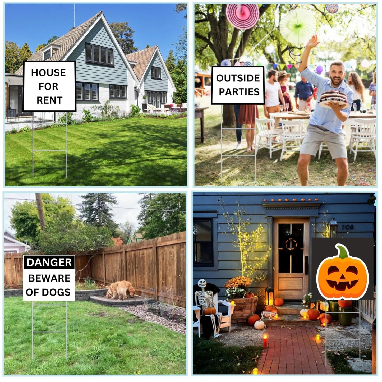Yard Sign Stakes Tacmaster 25 Pack 17"x7" | Wire Metal Yard H Stakes for 4mm Corrugated Panels, Blank Lawn Sign Posts and Real Estate Signs | Waterproof and Wind Resistant - North State Signs & Printing