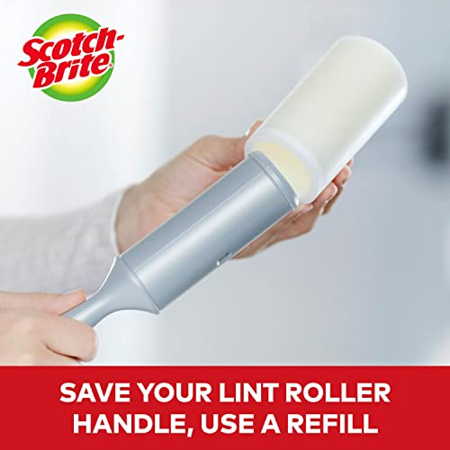 Scotch-Brite Lint Roller Value Pack, Works Great On Pet Hair, 5 Rollers, 95 Sheets Per Roller, 475 Sheets Total